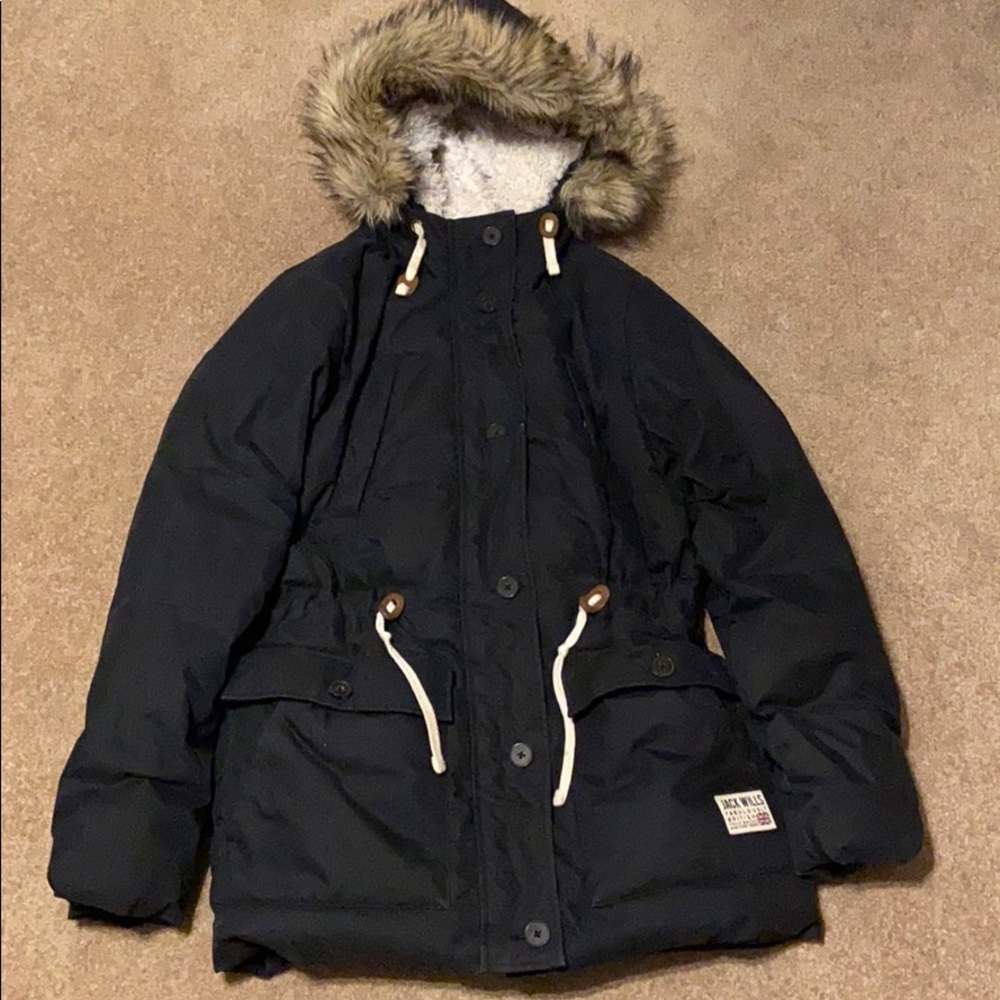Jack Wills Women’s Sherpa lined Parka
